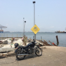 Waiting for the ferry to Fort Kochi
